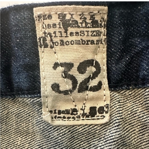 Volcom Zip Relaxed Fit Men's Denim Jeans, Dark Blue, Size 32 x 34 - Picture 11 of 12